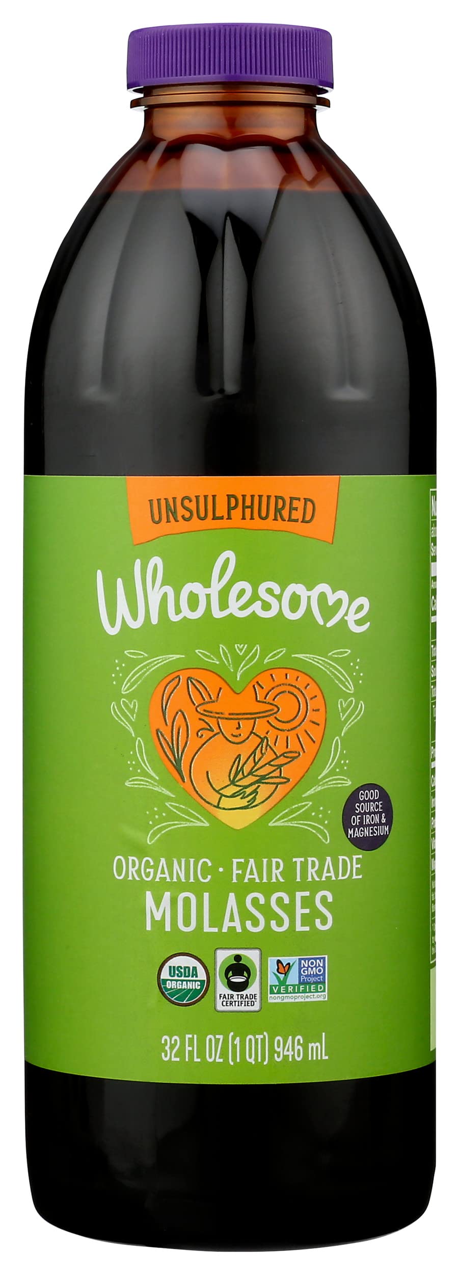Wholesome Molasses bottle with rich color, ideal for baking.