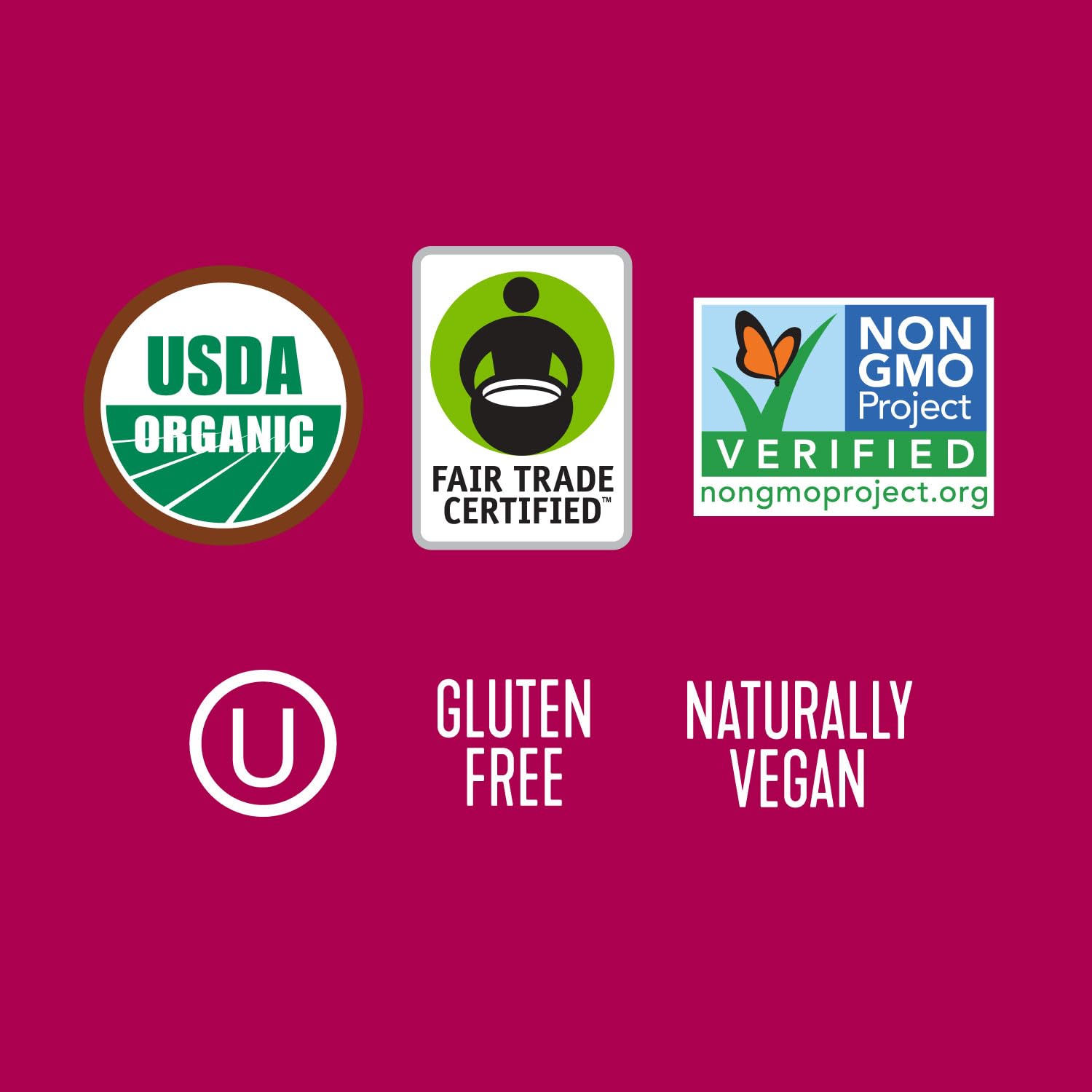 Wholesome Organic Light Brown Sugar label shows organic and fair trade