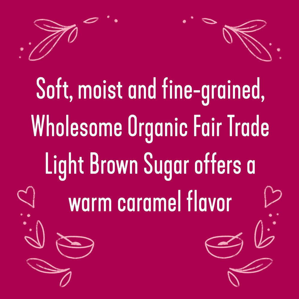Measuring Wholesome Organic Light Brown Sugar for recipes