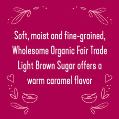 Measuring Wholesome Organic Light Brown Sugar for recipes