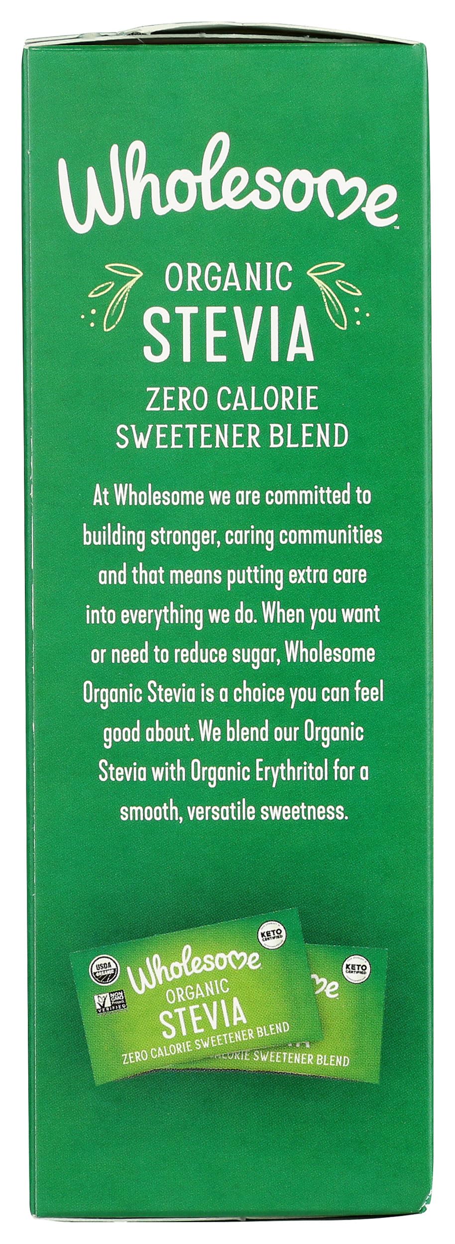Wholesome Stevia verified non-GMO and clean-label