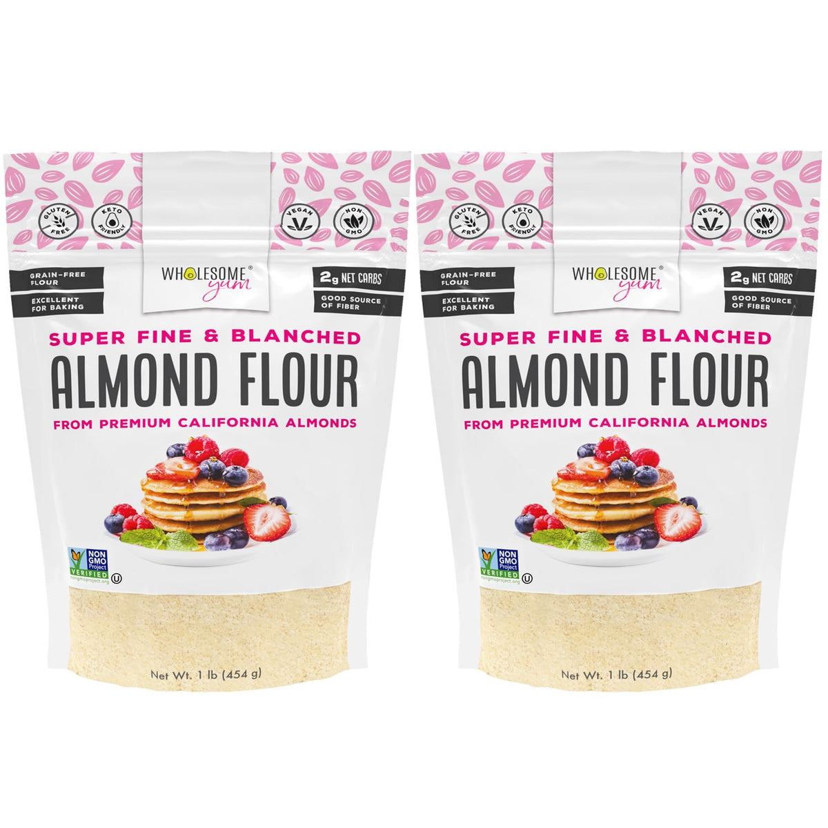 Wholesome Yum almond flour ultrafine bag for light baked goods