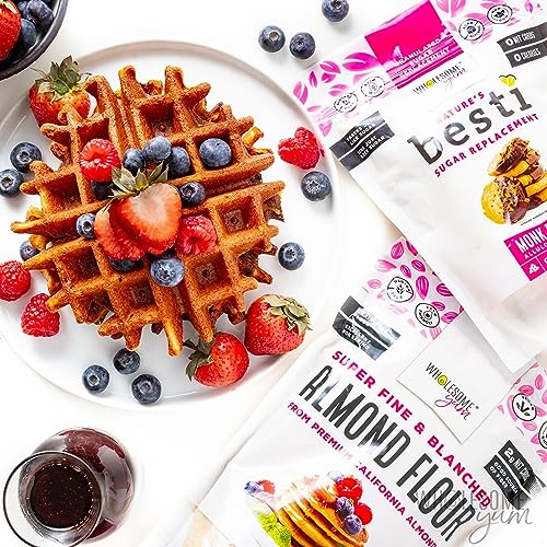 Wholesome Yum Besti monk fruit sweetener in cookie dough for moist, tender crumbs.