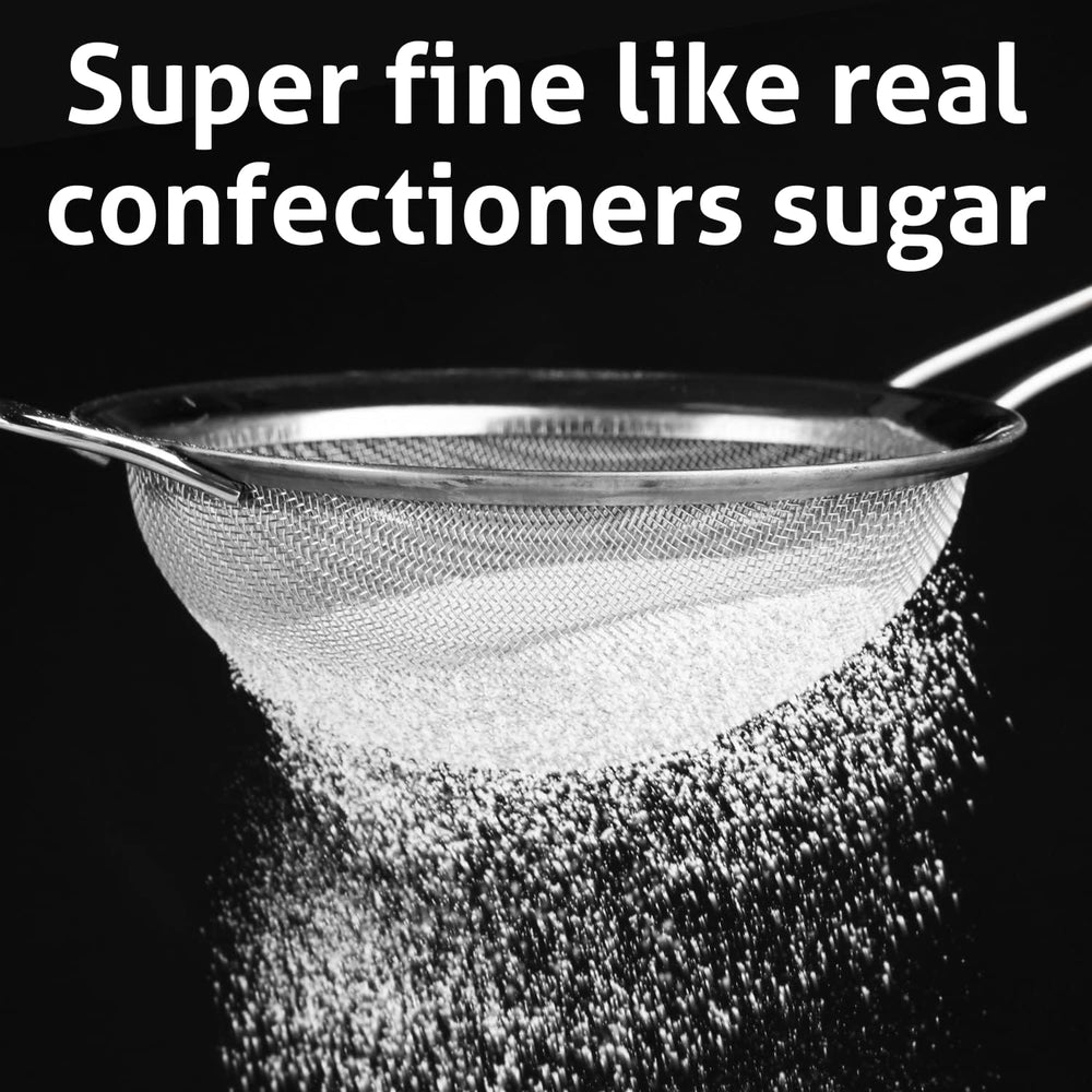 Wholesome Yum Besti powdery sugar substitute topping cheesecake with fine powder