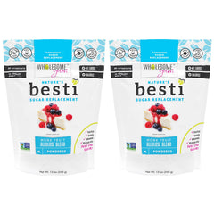 Wholesome Yum Besti powdery sugar substitute pouring for smooth, sugar-free sweetness