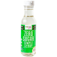 Wholesome Yum Keto Simple Syrup bottle showcases zero-calorie sweetness for drinks and recipes.