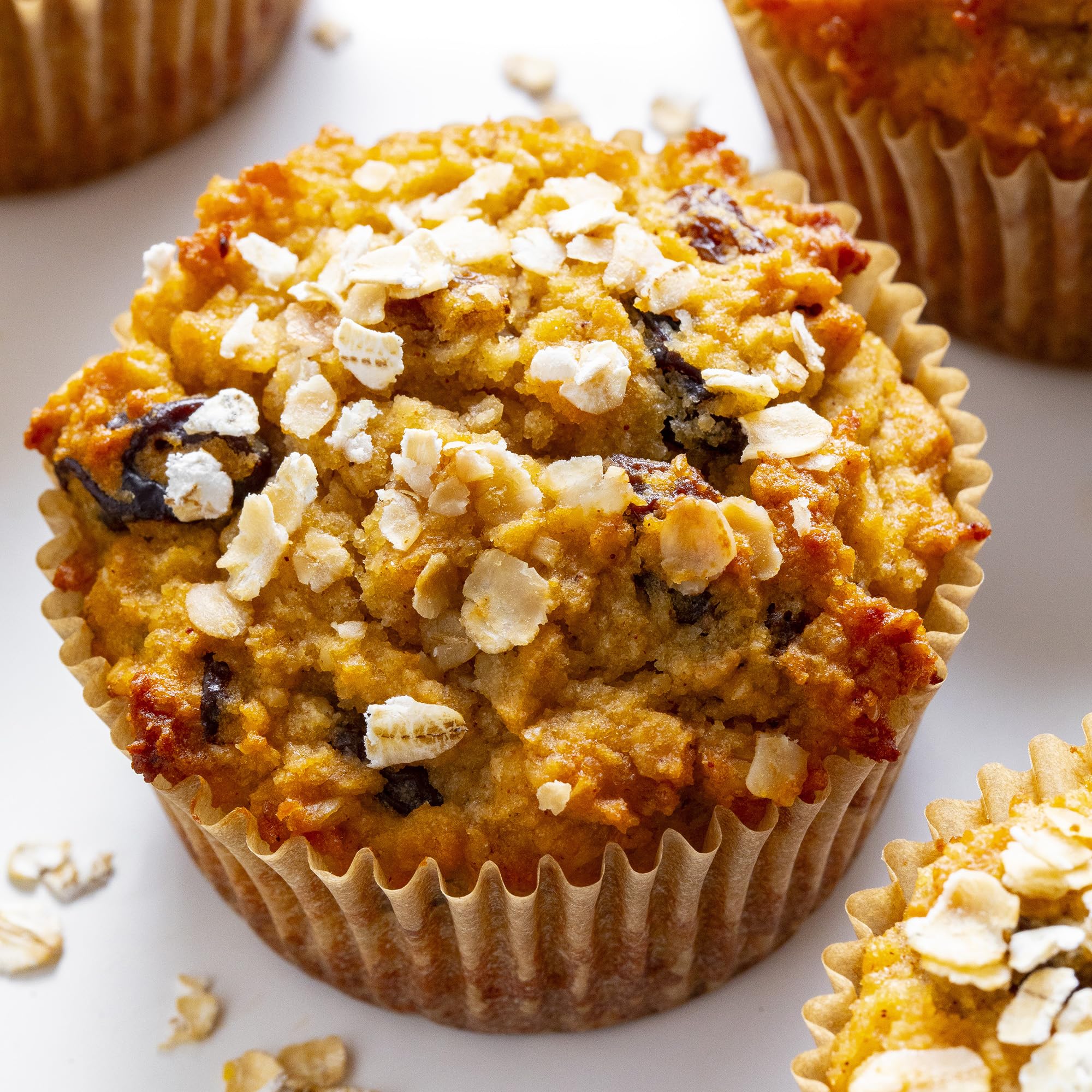 Wholesome Yum syrup drizzled on oats for flavor and texture.
