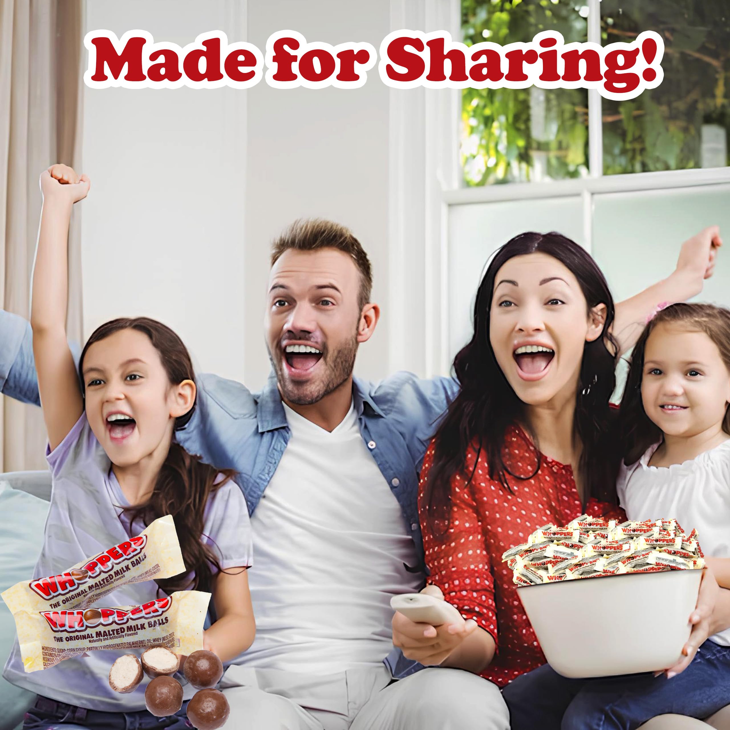 Whoppers fun-size portions easy to grab and share on the go