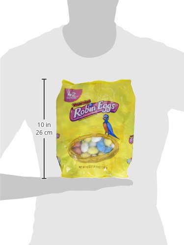 Whoppers Robin Eggs Candy: malted centers inside crunchy shells for a satisfying bite.
