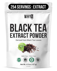 WHYZ instant black tea powder tub for quick, energizing brews