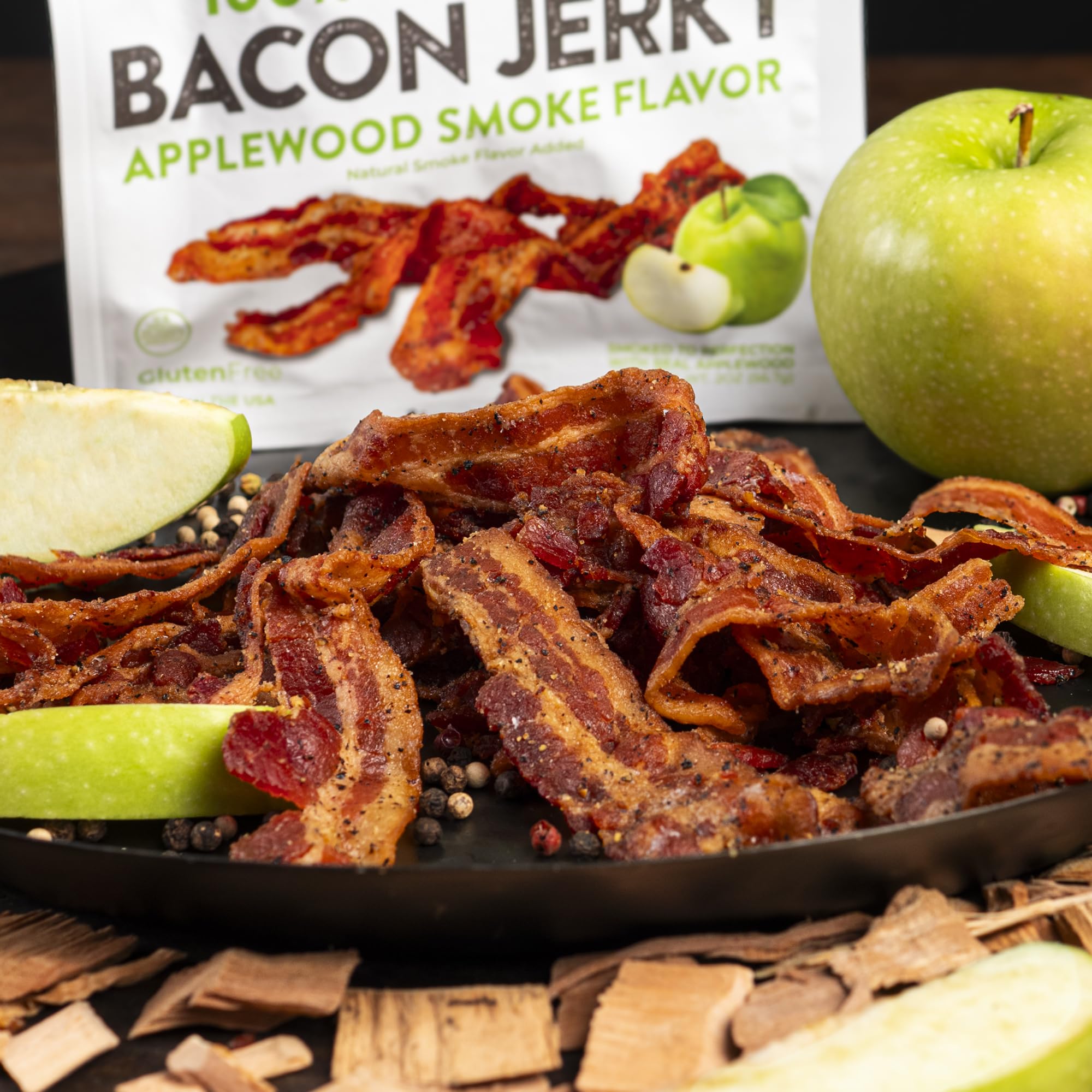 Wicked Cutz bacon jerky office snack ready for busy workdays
