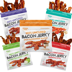 Wicked Cutz Bacon Jerky Sriracha flavor for on-the-go high-protein snacking