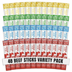 Wicked Cutz Mesquite Smoked beef sticks, bold flavor and protein on the go