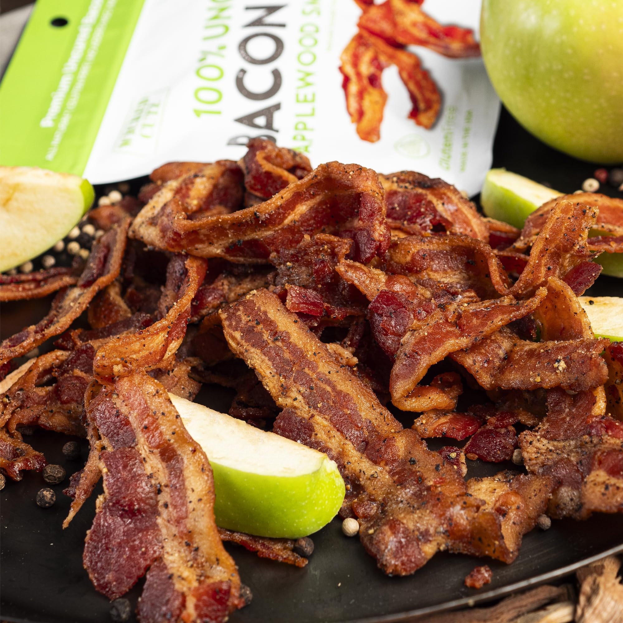 Wicked Cutz gluten-free bacon jerky suitable for gluten-free diets