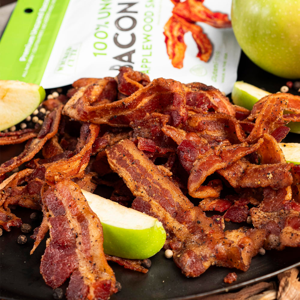 Wicked Cutz gluten-free bacon jerky suitable for gluten-free diets