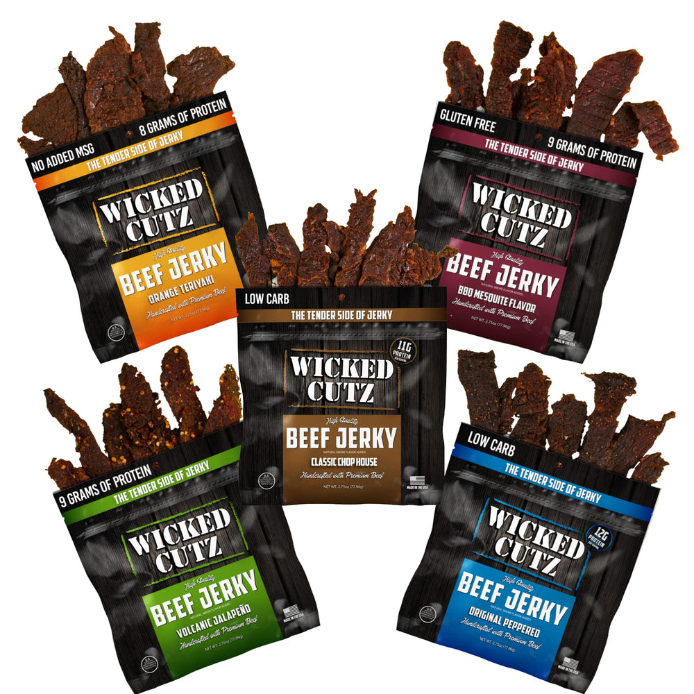 Wicked Cutz keto-friendly low-carb jerky