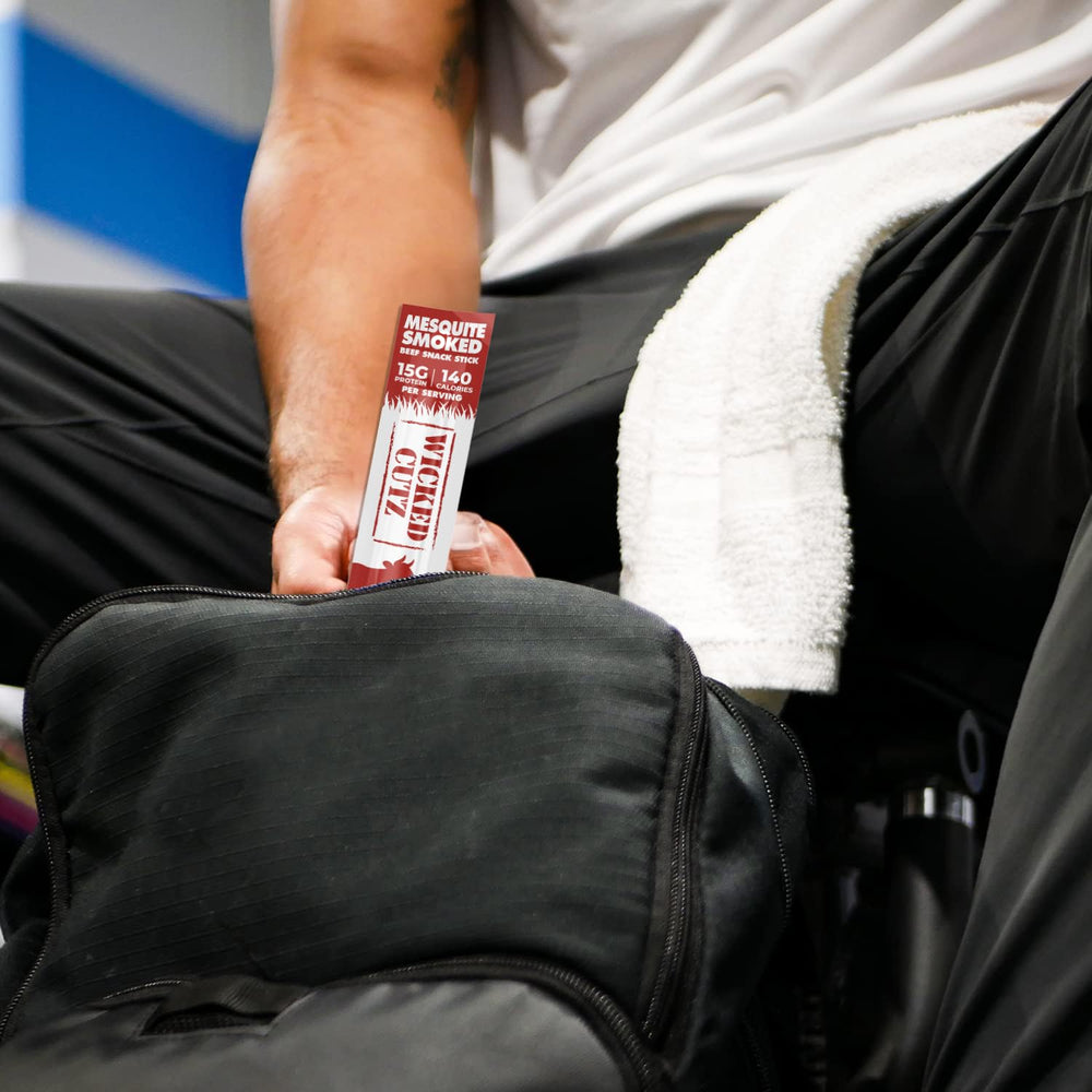 Wicked Cutz Individually wrapped snacks convenient for hiking, office, or travel.
