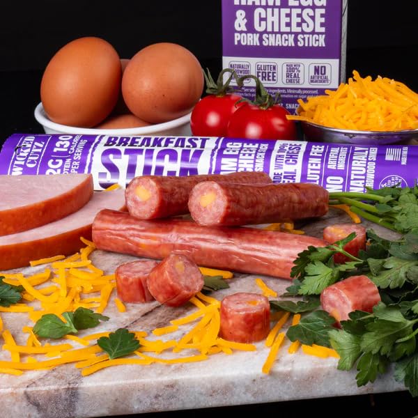 Wicked Cutz USA-made meat sticks assembly image emphasizes quality and domestic production.