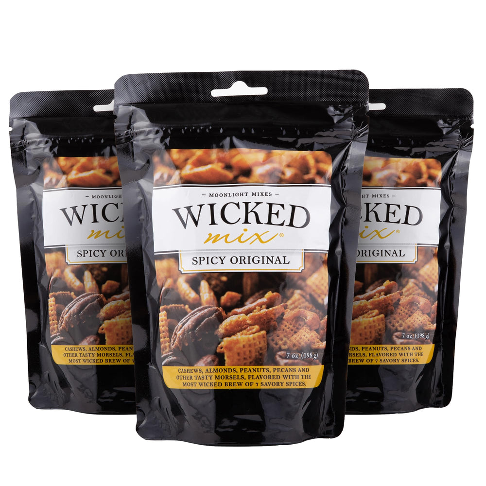 Wicked Mix Original Mix 3-pack in closed bags for easy on-the-go snacking.