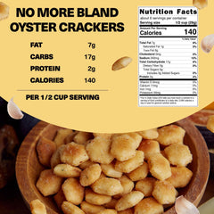 Wicked Minis Crushed Red Pepper crackers bring light heat to bowls.
