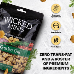 Wicked Mix Wicked Minis jalapeno pepper crackers provide bright bite for snacks.