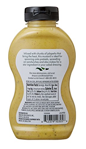 Wickedly Prime mustard in BBQ settings enhances grilled dishes with jalapeño zing.