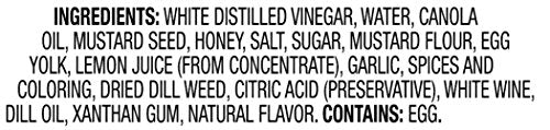 Wickedly Prime Mustard Dill label close-up showing lemon and dill notes