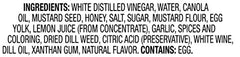 Wickedly Prime Mustard Dill label close-up showing lemon and dill notes