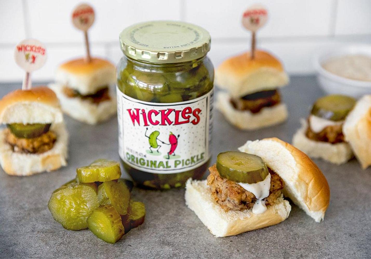 Wickles Wicked Pickle Chips featured on a charcuterie board for bold bites