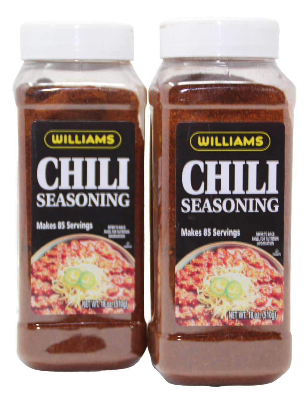 Wiiliams chili seasoning jar pouring for easy, consistent flavor