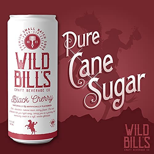 Close-up of Wild Bill's label showing caffeine-free, vegan, gluten-free