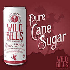 Close-up of Wild Bill's label showing caffeine-free, vegan, gluten-free