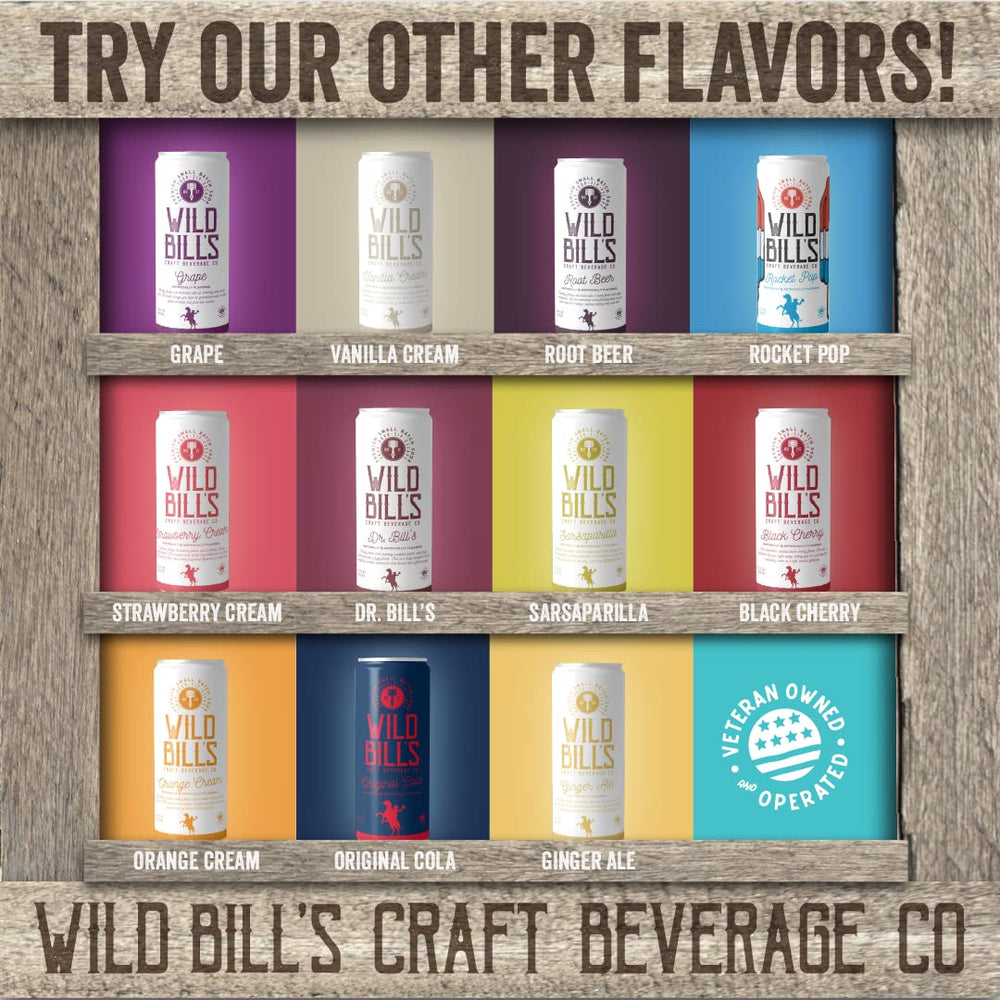 Wild Bill's logo emphasizes veteran-owned craft
