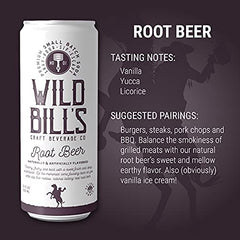 Wild Bill's Root Beer foam rising as you pour a creamy head.