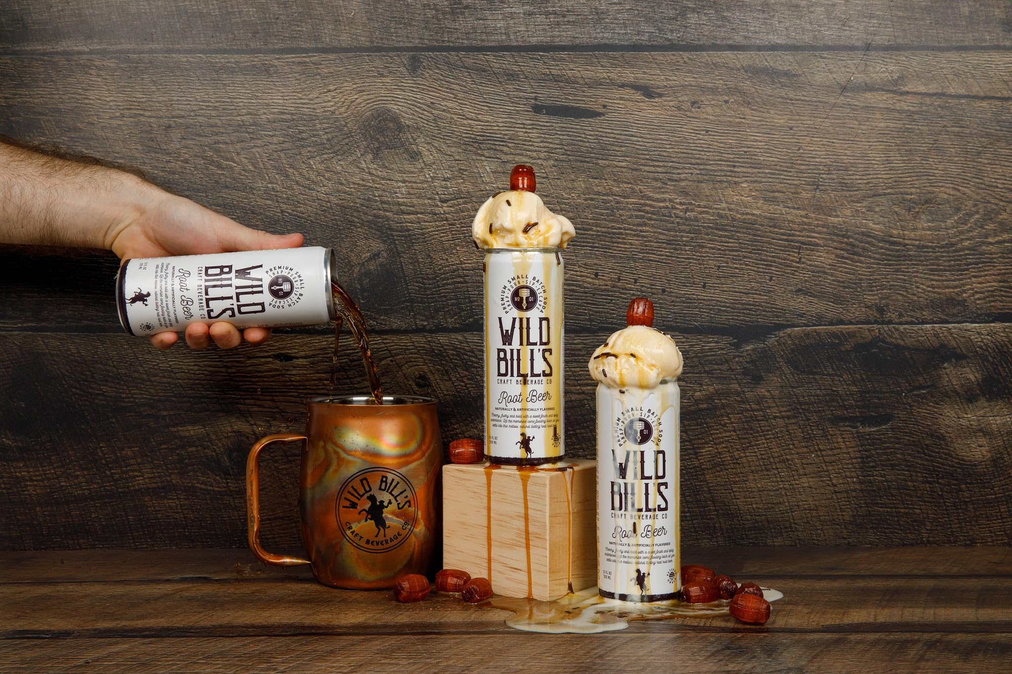 Wild Bill's Vanilla Cream can, smooth finish ideal with desserts
