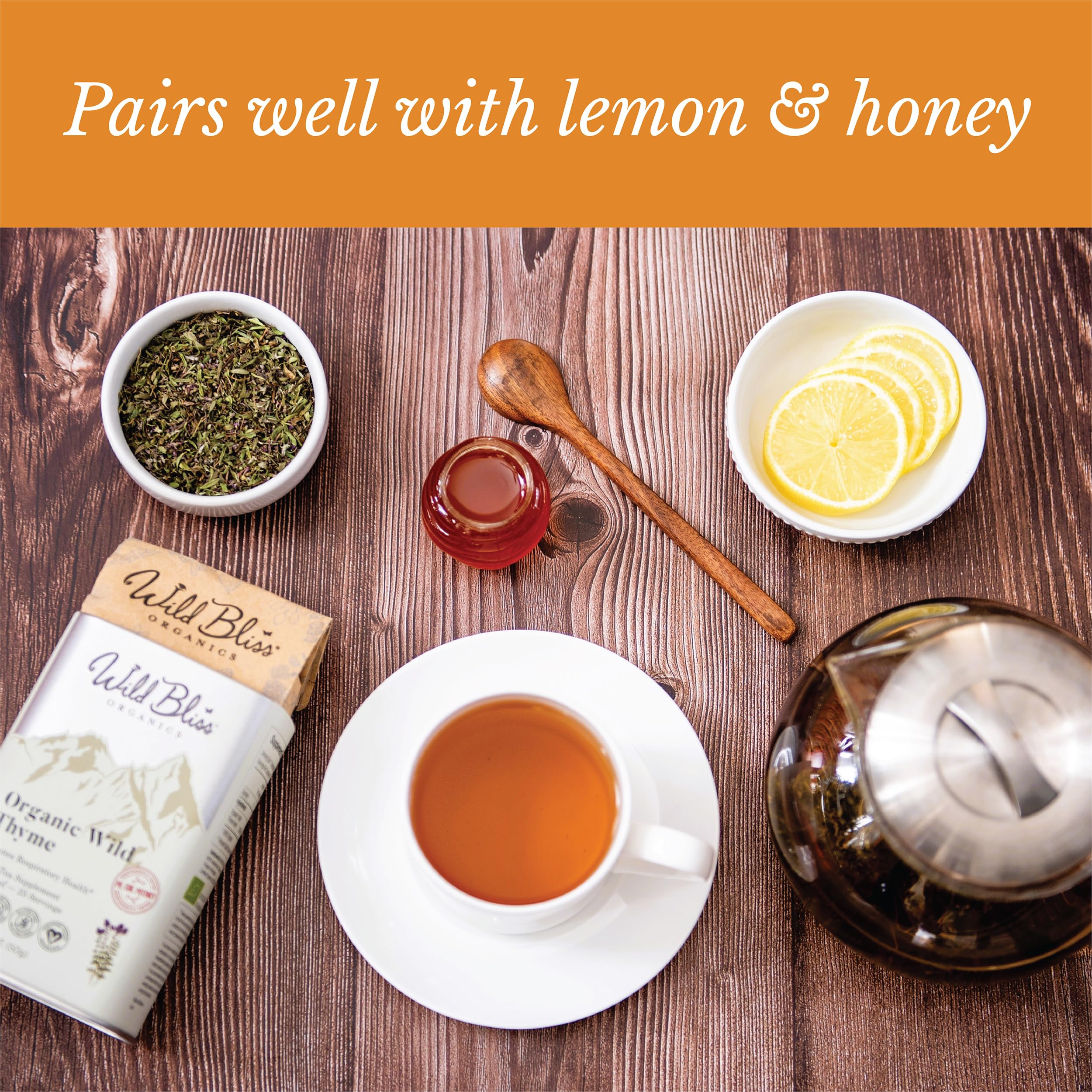 Wild Bliss caffeine-free gluten-free tea collection supports daily enjoyment.