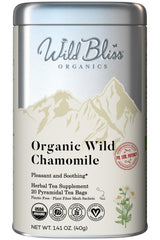 Wild Bliss chamomile tea cup for a calming post-work ritual