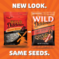 Wild Dutchman Ranch sunflower seeds in a resealable bag with herb-forward taste.