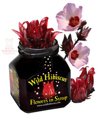 Wild Hibiscus Raspberry flavor close-up enhances drinks' fruity notes.