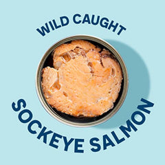 Wild Planet non-GMO and kosher label close-up, trusted quality for diets