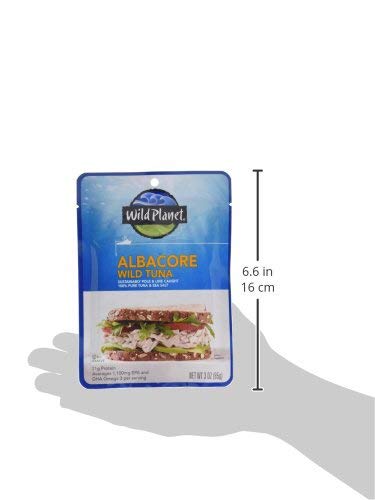 Wild Planet Pouch Tuna Wild Albacore on-the-go use in a lunch bag