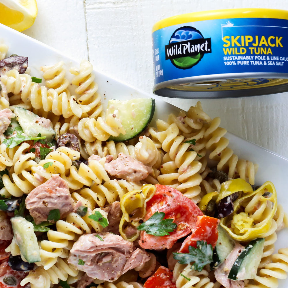Wild Planet pull-tab tuna can for on-the-go meals.