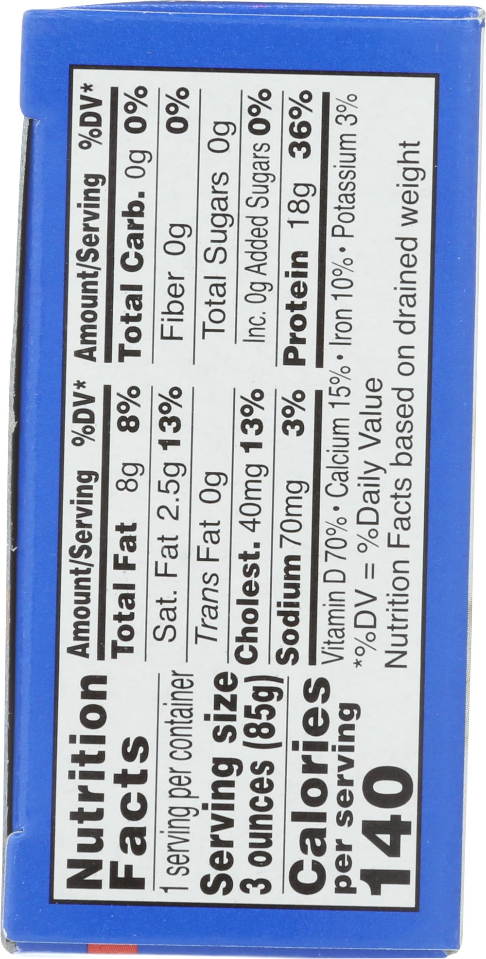 Wild Planet Sardines Wild Water Ns open can closeup, ready-to-use seafood.