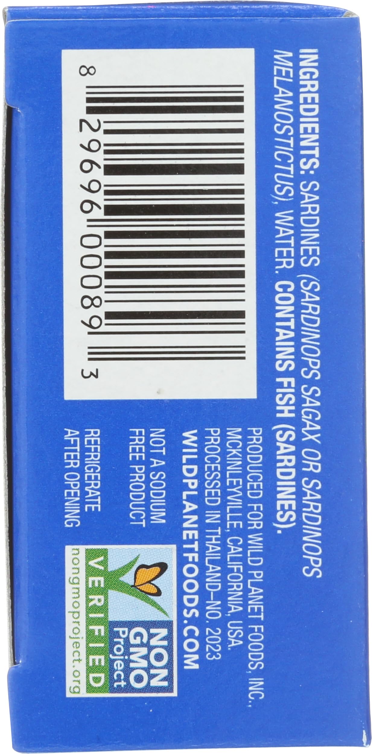 Wild Planet Sardines Wild Water Ns on crackers, simple protein snack.