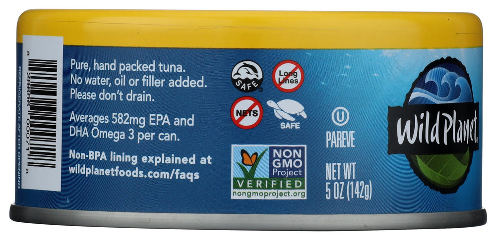 Wild Planet Skipjack Light Tuna nutrition facts support portion-friendly planning