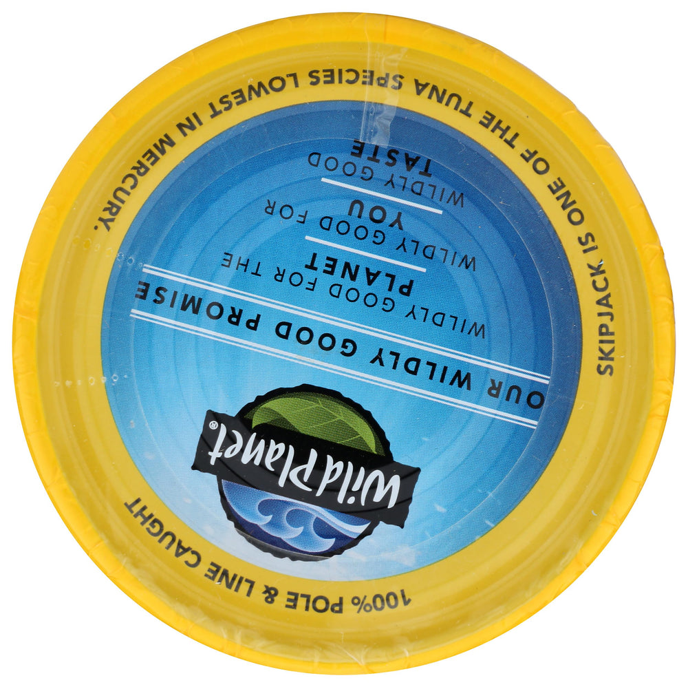 Wild Planet Skipjack Tuna open can closeup for meal prep