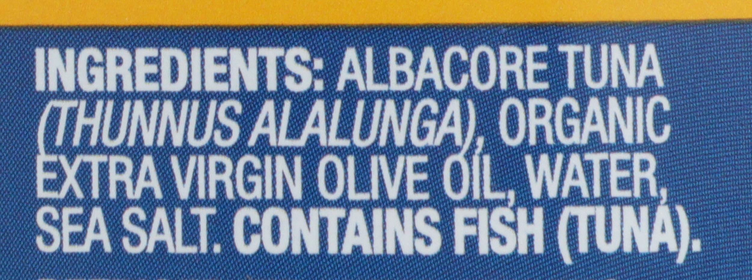 Wild Planet tuna in olive oil; premium finish for vinaigrettes.