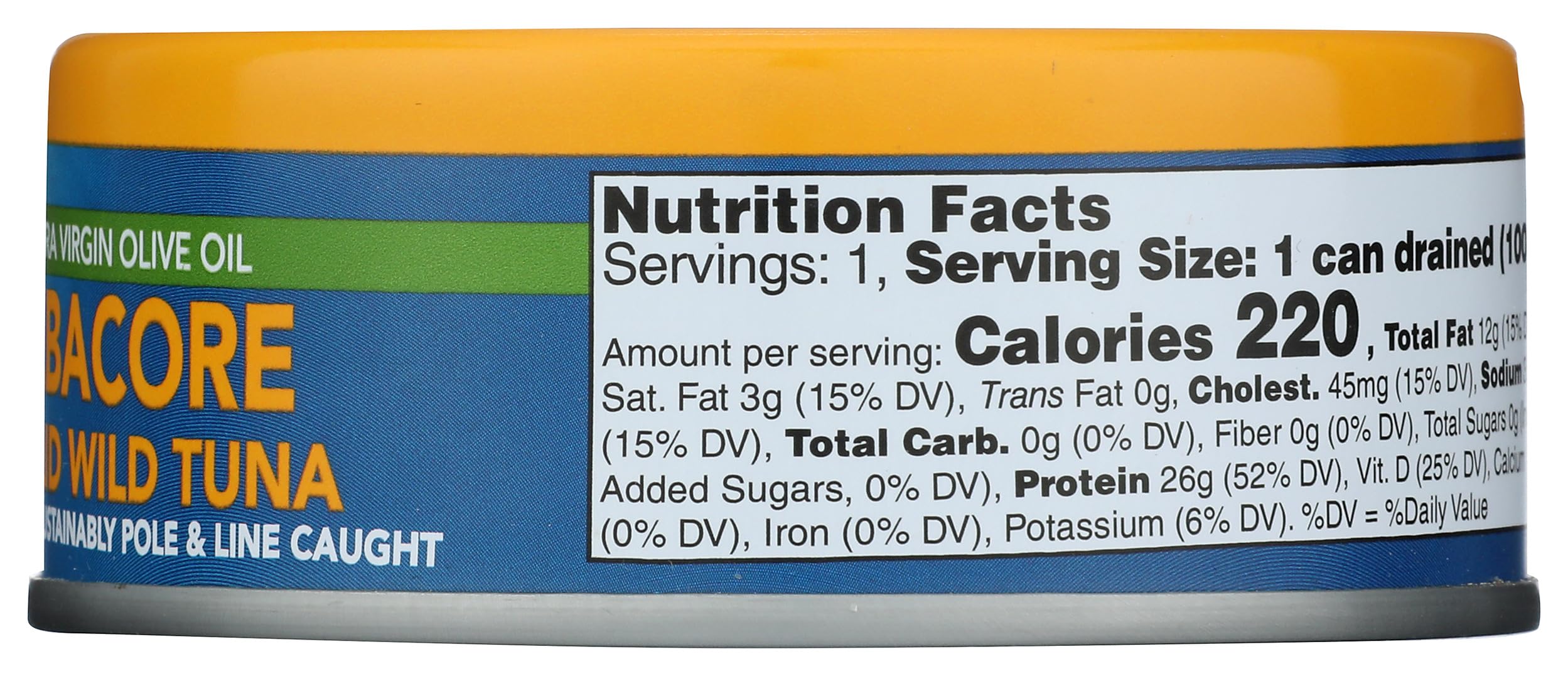Wild Planet tuna ready-to-eat can; quick meal solution.