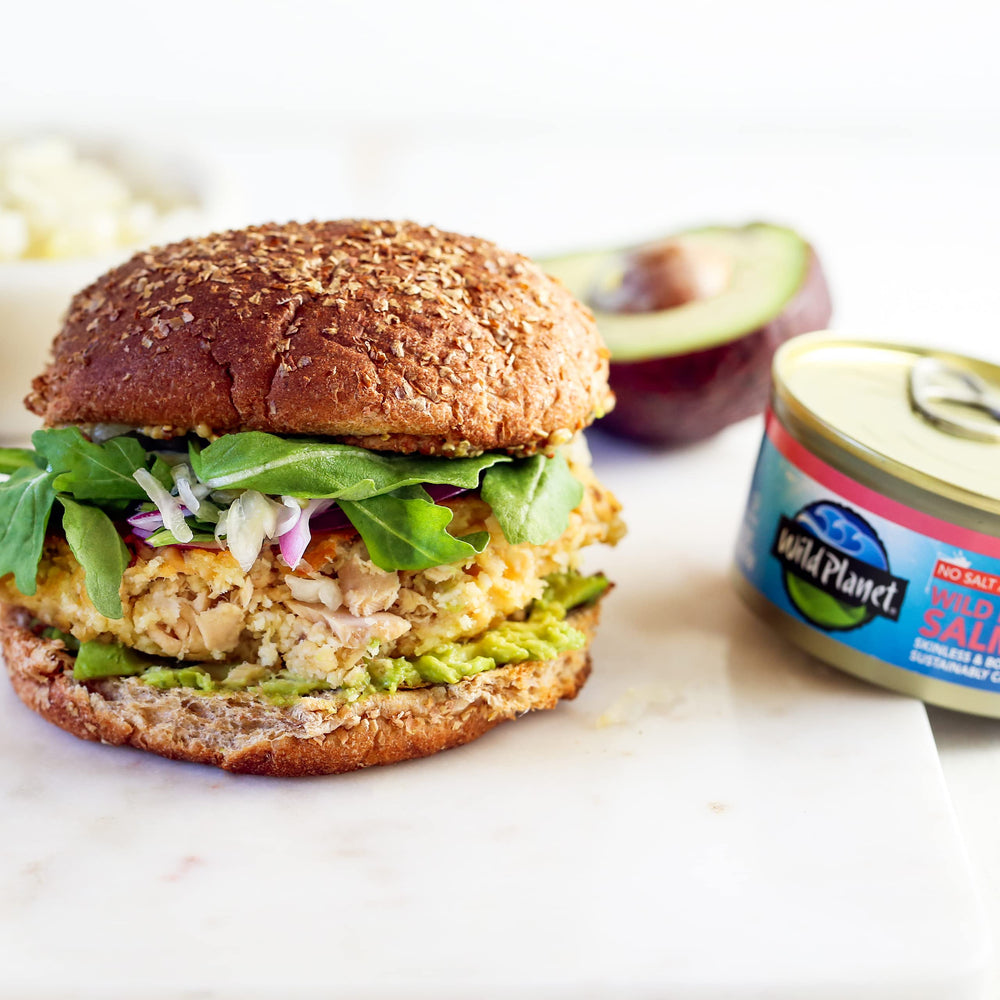 Wild Planet Wild Pink Salmon pack of 12, pantry-ready seafood supply.