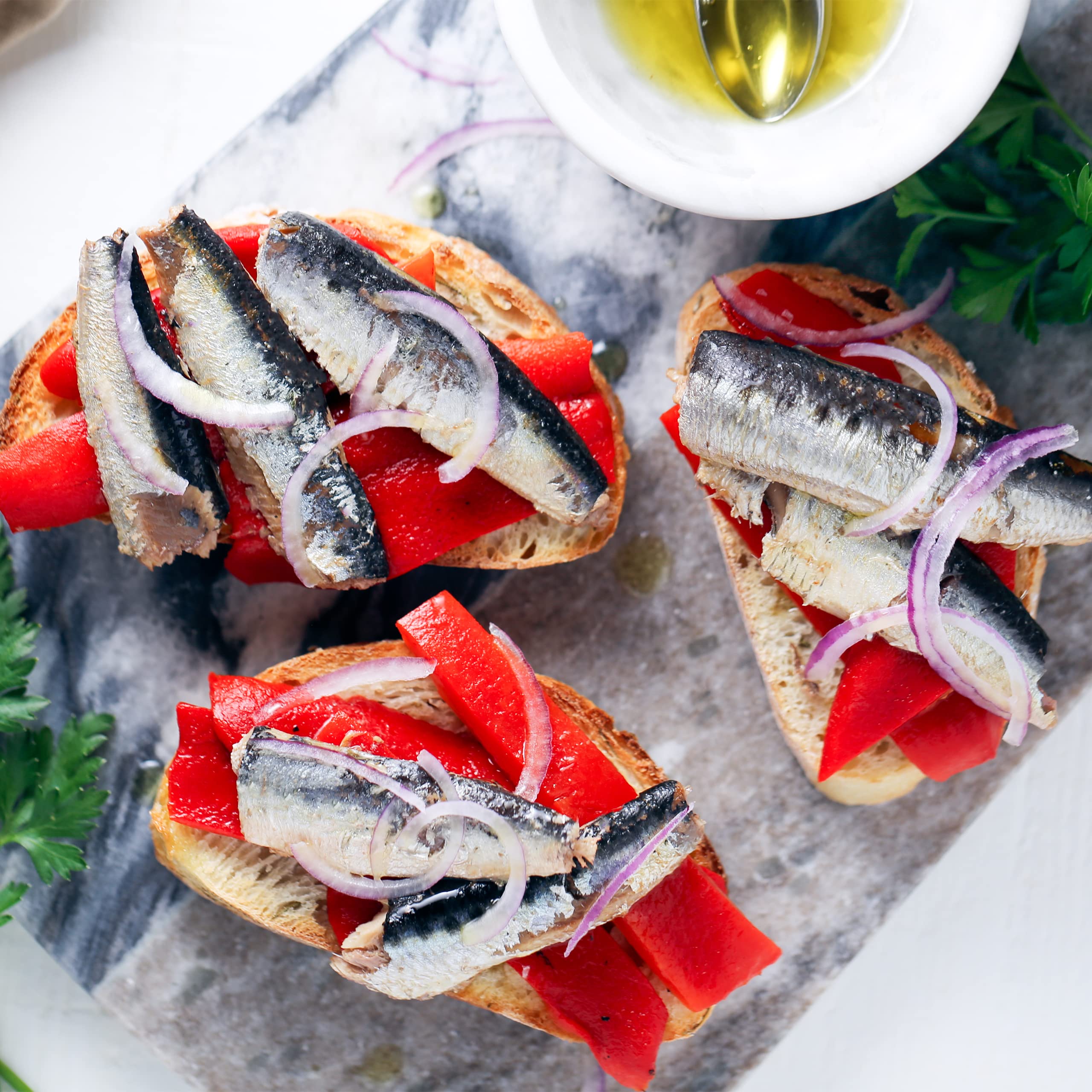Wild Planet sardines on a sandwich for a hearty lunch